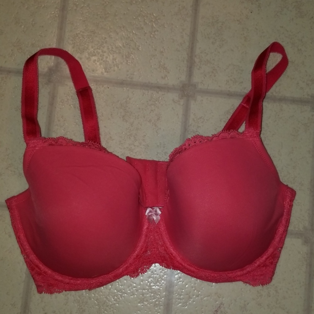 Hot Pink Victoria's Secret lace bra